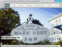 Tablet Screenshot of mark-addy.com